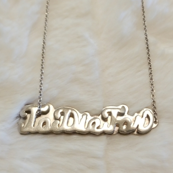 Jules Smith Jewelry - ❤HOLD❤JULES SMITH // "to die for" silver nameplate